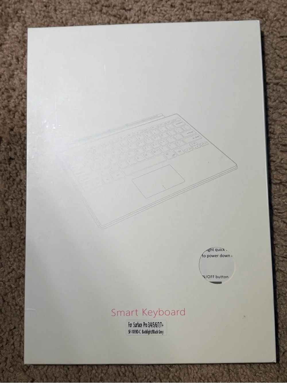 Smart Keyboard For Surface Pro 3/4/5/6/7/7+
